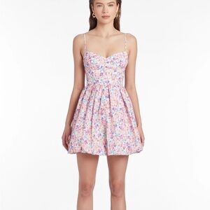 Amanda Uprichard Dempsey Dress in Giardino Print